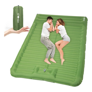 Colchoneta De Dormir Doble Para Camping, Ultra Gruesa Autoin Colchoneta De Dormir Doble Para Camping, Ultra Gruesa Autoin