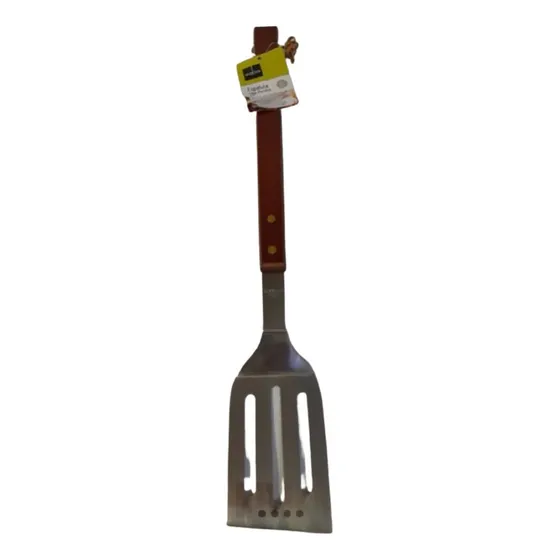 Espátula Parrillero Acero Y Madera  Marca: Saba Nuevo