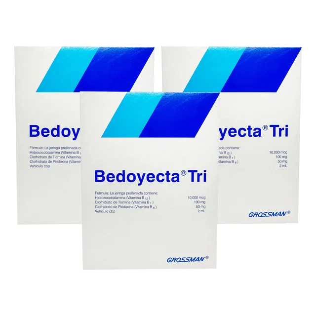 Bedoyecta Tri Caja Con 5 Ampolletas Pack 3 Piezas