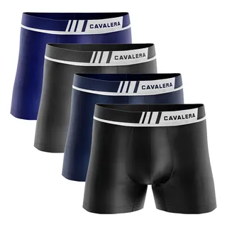 Kit 4 Cuecas Boxer Cavalera Microfibra Sem Costura Original Kit 4 Cuecas Boxer Cavalera Microfibra Sem Costura Original