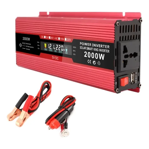 Inversor Inverter De Corriente 12v Dc A 110v Ac 2000w