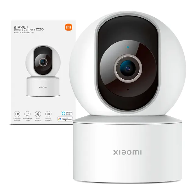 Camara De Seguridad Xiaomi C200 1080 Fhd Smart Alexa Google Blanco