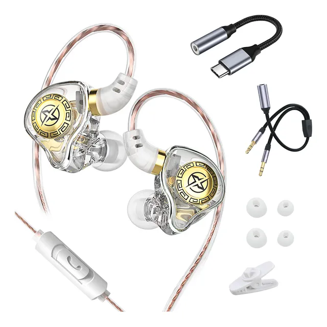 Audífonos In Ear Kz Edx Pro X Gamer Con Micrófono Alambricos