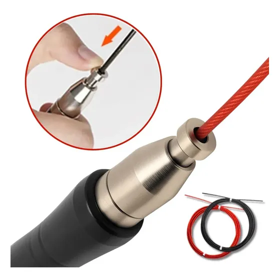 Corda Speed Rope Profissional, Cabo Autotravamento, Double Tripel Under, Cabo Extra