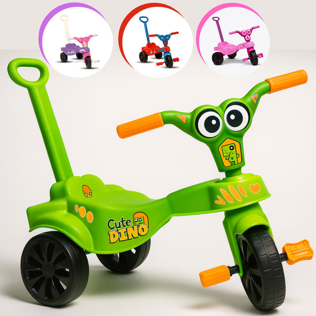 Triciclo Infantil Andador Velotrol Carrinho De Passeio Com Empurrador E Pedal Anatômico Ar... Triciclo Infantil Andador Velotrol Carrinho De Passeio Com Empurrador E Pedal Anatômico Ar...