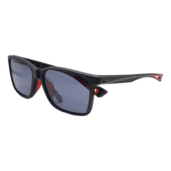 Anteojo De Sol Rusty Modelo Pro13 Liviano Calidad Diseño Rectangular Negro Gris Oscuro Negro