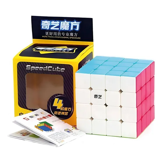 Qiyi Cubo Rubik Stickerless Qiyuan S2 Speed 4x4"