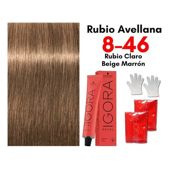 Tinte Igora Royal 8-46 Rubio Avellana Schwarzkopf