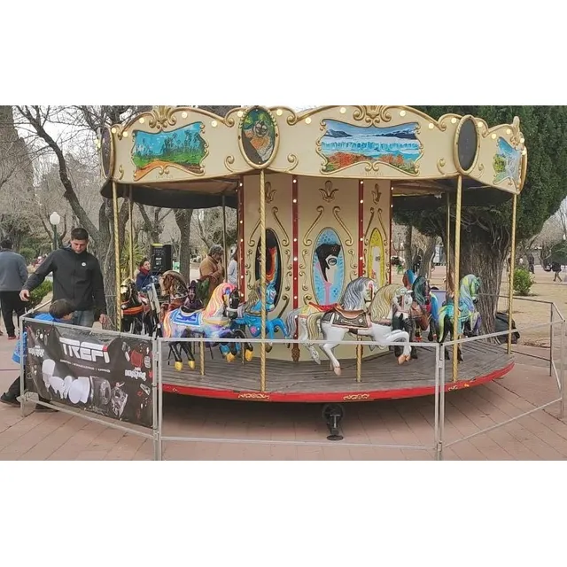 Alquiler De Calesita Movil Carrousel Juego Mecanico Infatil