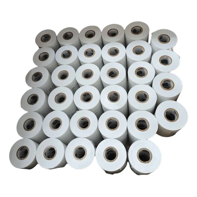 34pz De Rollo Papel  Termico 76.2 Mm X 19.5 Mtrs