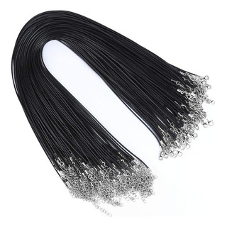 Cordón De Collar De Cuero Encerado, 100 Piezas Cordón De Collar De Cuero Encerado, 100 Piezas