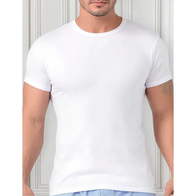 Camiseta Cuello Redondo Algodón (2020)