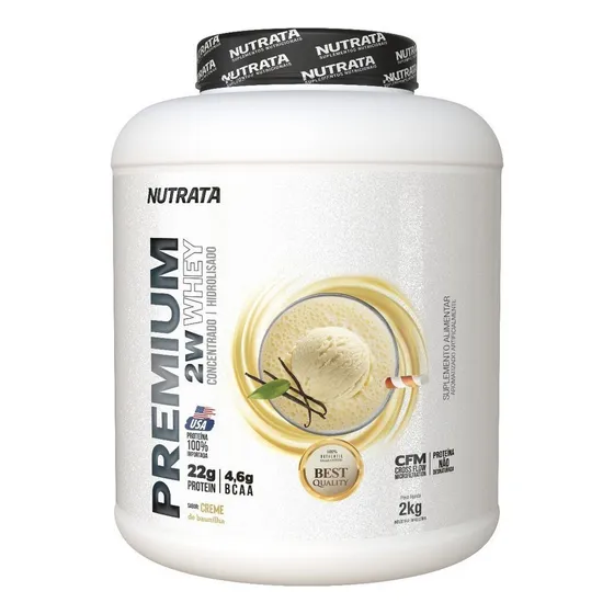 Premium Whey 2w Concentrada E Hidrolisada 2kg - Nutrata 