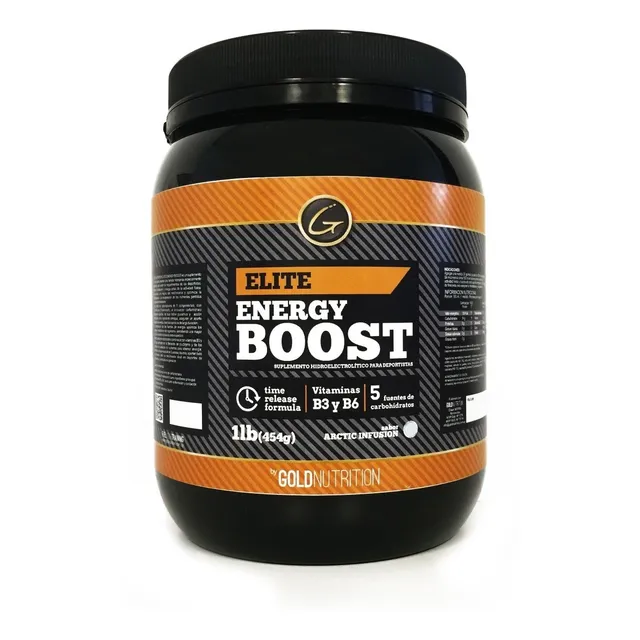 Energy Boost 2 Lb Gold Nutrition - Energía Cafeína + Taurina