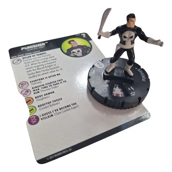 Heroclix Marvel Punisher C/ Tarjeta Wizkids Neca