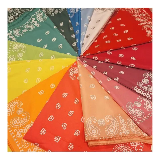 Pañuelos Bandanas Estampadas Unisex Colores Verano X 32 U.