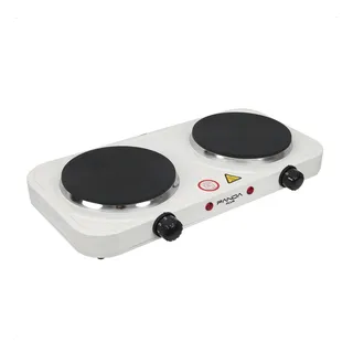 Fogão Cooktop Elétrico Fogareiro Portåtil Panda Plus 2 Bocas Branco - 2000w Fogão Cooktop Elétrico Fogareiro Portåtil Panda Plus 2 Bocas Branco - 2000w