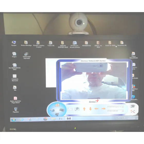 Cámara Pc/lap Web Usb Genius Videocam Express V2 Para Win 7