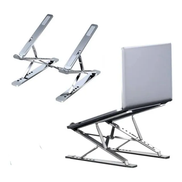 Soporte Base Notebook Aluminio Macbook Pro Air Regulable  N8