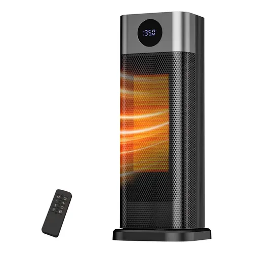 1500w Space Heater, 24 Inch Portable Electric Heaters For In