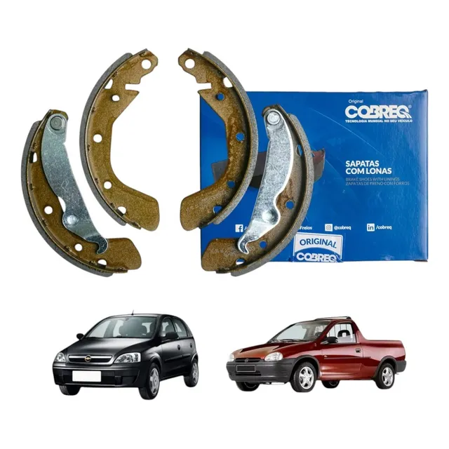Sapata Lona De Freio Gm Corsa E Corsa Pick-up - 1994 A 2012