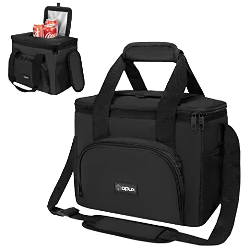 Opux Soft Cooler Bag, Aislado Collapsible Almuerzo N7rx1