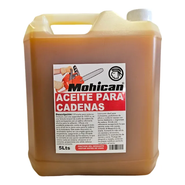 Aceite Cadena Motosierra 5 Litros Mohican