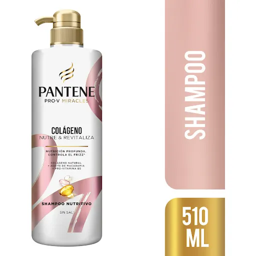 Shampoo Pantene Pro-v Colágeno Nutre Y Revitaliza X 510 Ml