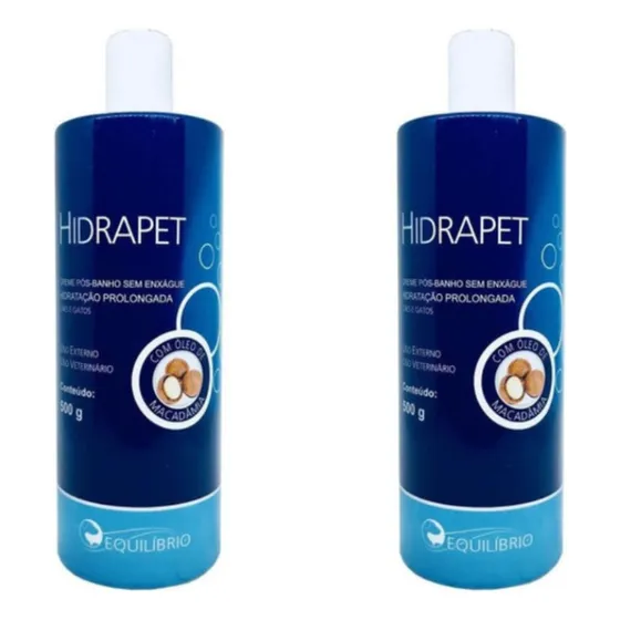 02 Hidrapet Creme 500g Agener União Hidratante Pos Banho
