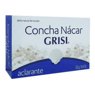 2 Pza Jabón De Tocador Grisi Concha Nácar Aclarante 125 G 2 Pza Jabón De Tocador Grisi Concha Nácar Aclarante 125 G