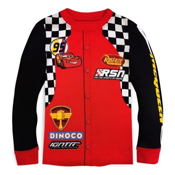 Pijamas De Cars Color Rojo