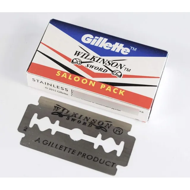 100 Piezas Navaja Gillette Para Afeitar Rasurar