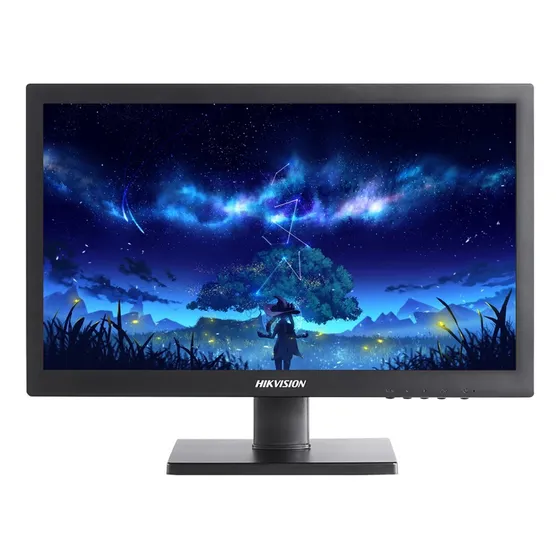 Monitor Led 19 Pulgadas Cctv Hdmi/vga 1366 X 768p Hikvision