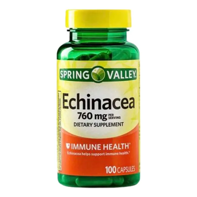 Echinacea 760 Mg 100 Capsulas Spring Valley