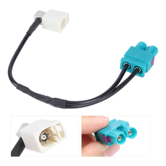Adaptador De Antena 2 A 1 Mib G Fakra Radio Plástico Para Rc