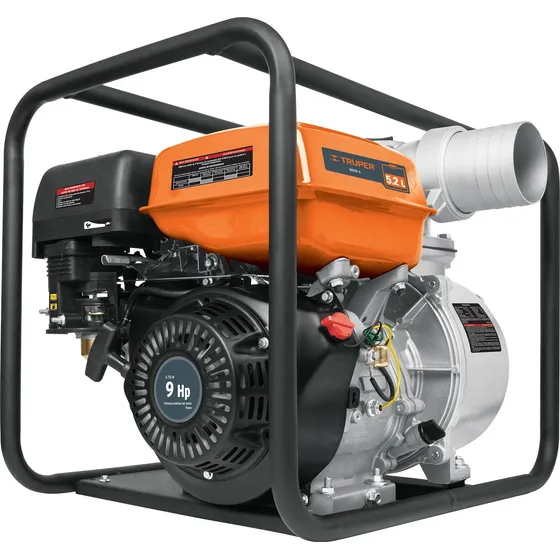 Motobomba Agua A Nafta 9hp 4'' Autocebante Truper Motb-4  