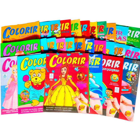30 Revistas Livrinhos De Colorir Infantil Atividades Pintar 30 Revistas Livrinhos De Colorir Infantil Atividades Pintar