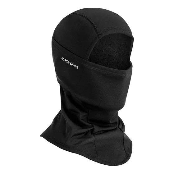 Balaclava Micropolar Rockbros Gorro Bicicleta Moto Sport Sky Color Negro Talla Unica