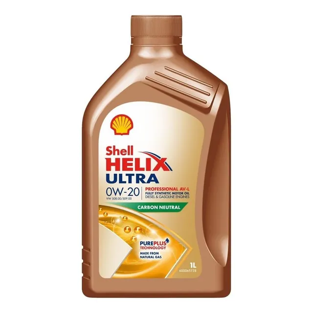 Shell Helix Ultra Av-l 0w20 X 1lt
