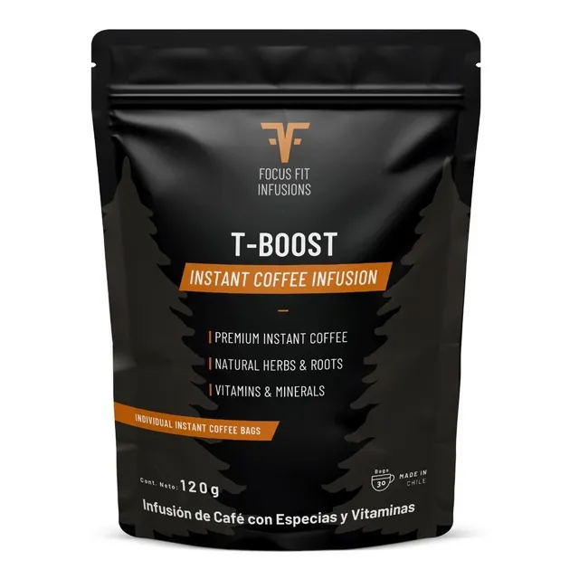 Tboost - Café Con Especias Par Hombres - Formato Bolsita