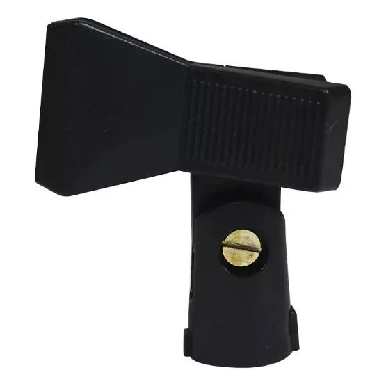Porta Microfono Pinza Y Rosca Metalica Yh4 Bestamerica