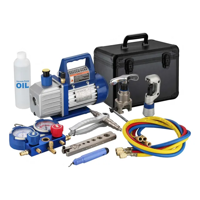 Kit Herramienta Mantenimiento Instalacion Bomba De Vacio A/c