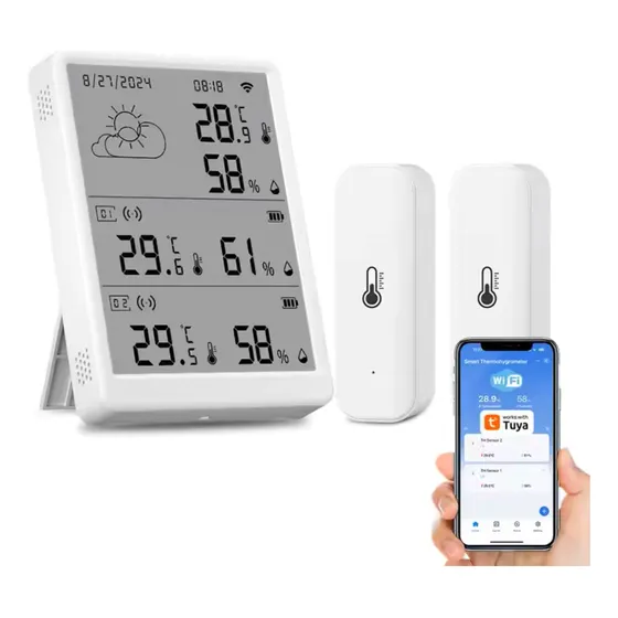 Termohigrometro Higrometro Humedad Temperatura Wifi Smart