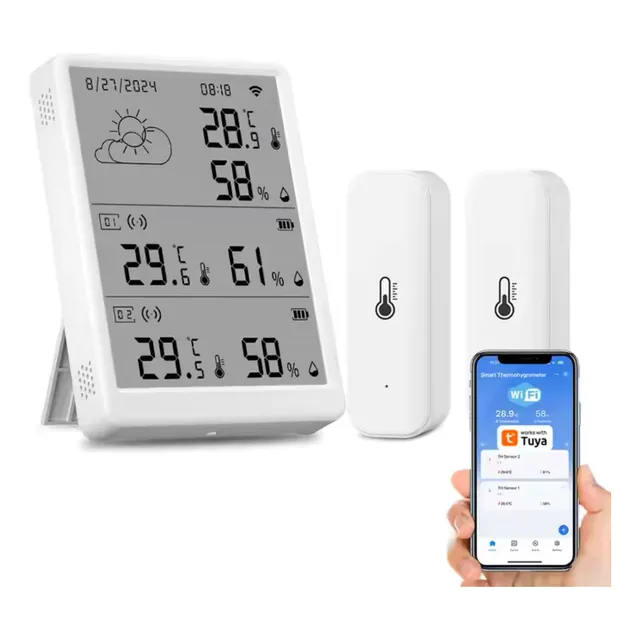 Termohigrometro Higrometro Humedad Temperatura Wifi Smart