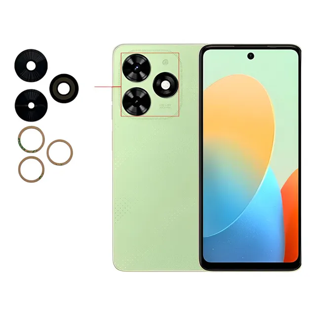 Repuesto Vidrio Lente De Cámaras Para Tecno Spark Go 2024