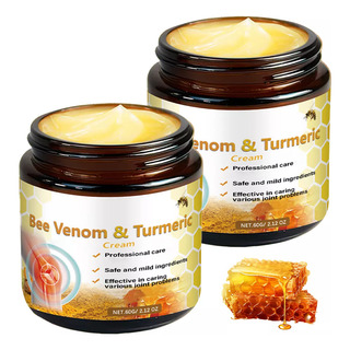 2pcs Crema De Tratamiento De Cúrcuma Con Veneno De Abeja 2pcs Crema De Tratamiento De Cúrcuma Con Veneno De Abeja