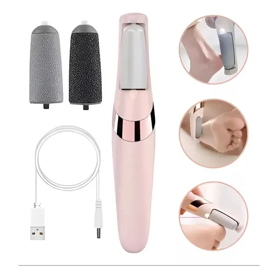 Lixadeira Elétrico De Pés Recarregável Lixa Esfoliadora Spa POP Imports