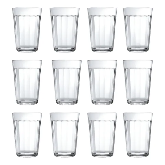 Conj 12 Copos Americanos Duplo 300ml Long Drink  Nadir