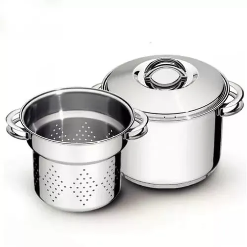 Olla + Cozzi Pasta Colapasta 65500/400 Tramontina Solar Color Acero