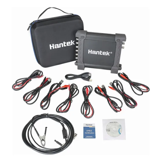 Osciloscopio Analógico Hantek 1008c Negro - 100mhz De Ancho